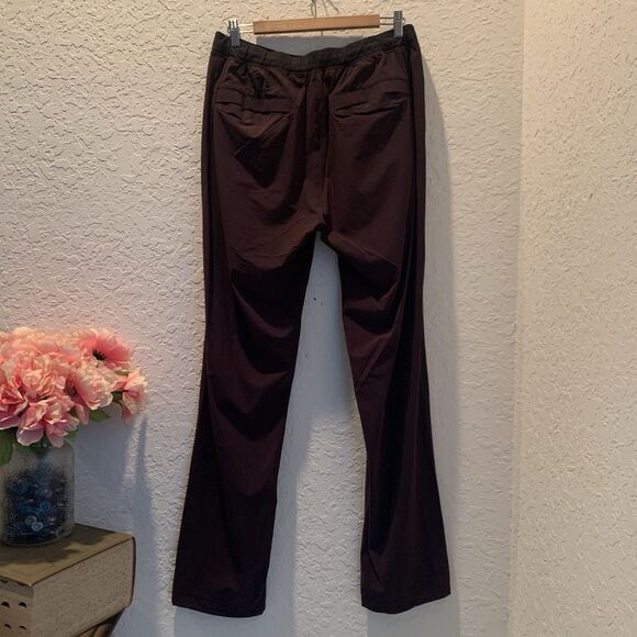 Lululemon Cutback Track Pants Men L Dark Purple Zip Pocket Straight Athletic Run - Picture 2 of 15